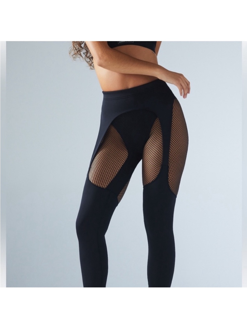 Savage Fenty X Pin Up High-Waist Leggings Size Medium Black SUPER RARE